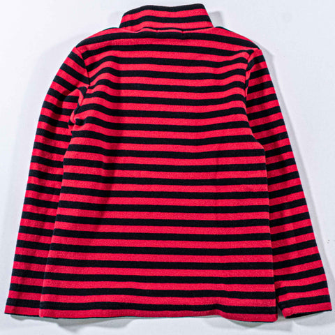 Michiko London Striped Stretch Long Sleeve Top