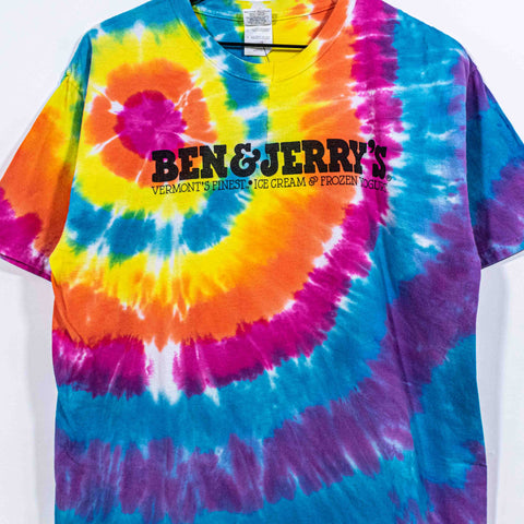 Ben & Jerry's Vermont's Finest Ice Cream Tie Dye T-Shirt