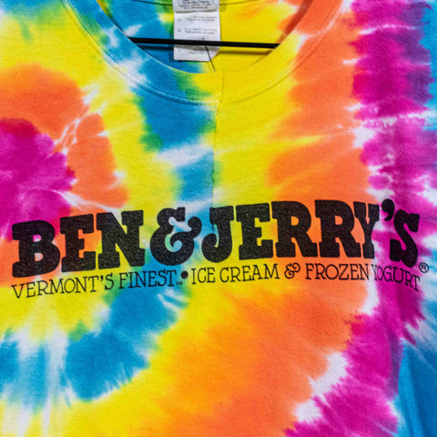 Ben & Jerry's Vermont's Finest Ice Cream Tie Dye T-Shirt