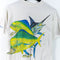 Guy Harvey Fish Print Pocket Thrashed T-Shirt