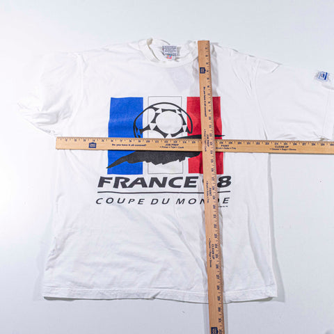 1998 Adidas France World Cup Coupe Du Monde T-Shirt