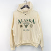 Alaska The Last Frontier Henley Hoodie Sweatshirt