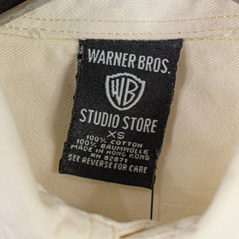 1996 Warner Bros Looney Tunes Taz Untamed Embroidered Button Down Shirt