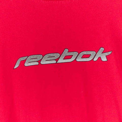 Reebok Logo Spell Out Long Sleeve T-Shirt