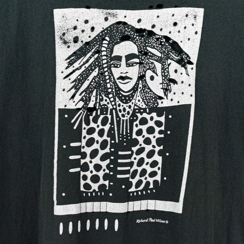 Richard Paul Milone Hip Hop Rap Astro Book Art Thrashed T-Shirt