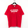 NIKE Center Swoosh St. Johns University Athletics T-Shirt