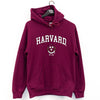 Harvard University Crest Logo Spell Out Hoodie Sweatshirt