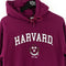 Harvard University Crest Logo Spell Out Hoodie Sweatshirt