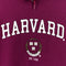 Harvard University Crest Logo Spell Out Hoodie Sweatshirt