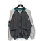 Christian Dior Monsieur Crest Color Block Zip Up Sweatshirt Bomber Jacket