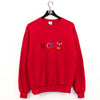 Disney Mickey Mouse Multicolor Embroidered Sweatshirt