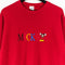 Disney Mickey Mouse Multicolor Embroidered Sweatshirt