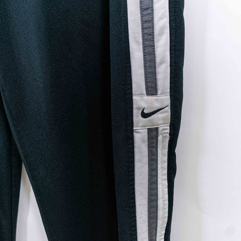 Nike Swoosh Stripe Wide Leg Track Pants Joggers Drill