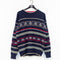 Chaps Ralph Lauren Hand Framed Knit Printed Sweater