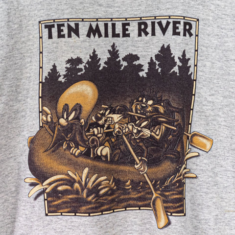 1997 Looney Tunes Ten Mile River Bugs Taz T-Shirt