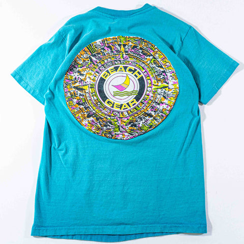 Beach Gear Surf Tonal Pop Art T-Shirt
