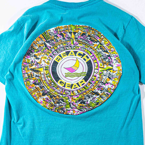 Beach Gear Surf Tonal Pop Art T-Shirt