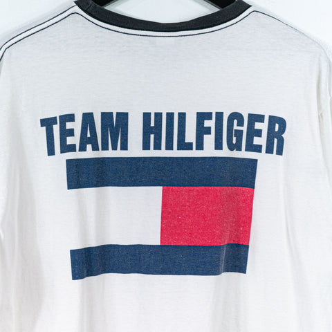 2004 Tommy Hilfiger Team Hilfiger Flag Ringer T-Shirt