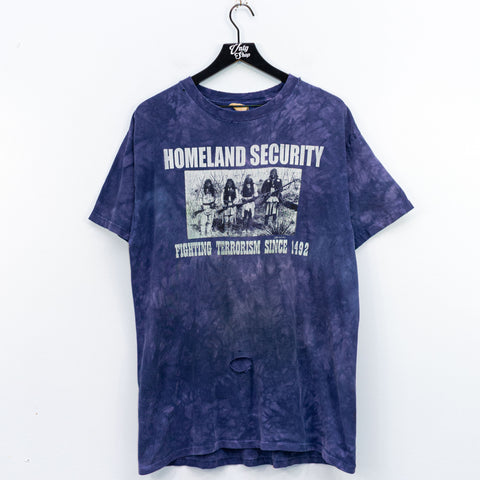 The Mountain Homeland Security Fighting Terrorism Since 1492 Distressed T-Shirt