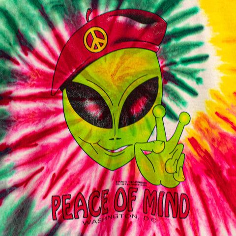 Peace of Mind Alien Tie Dye T-Shirt