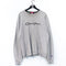 Champion Script Spell Out Distressed Sweatshirt