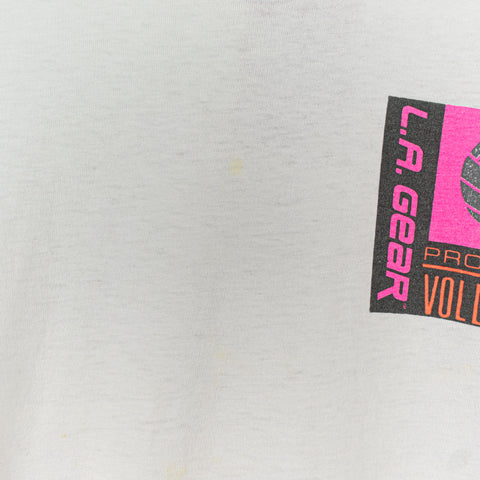 LA Gear Pro Tour Volleyball Smash Tournament Thrashed T-Shirt