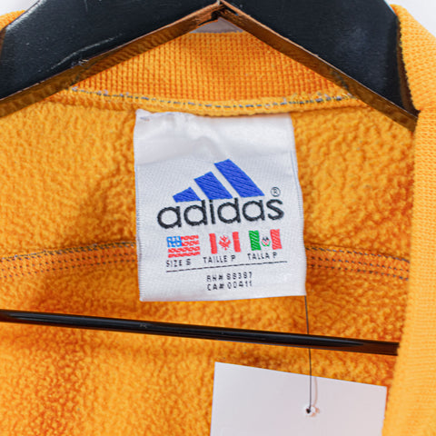 Adidas Three Stripe Logo Fleece Sweatshirt