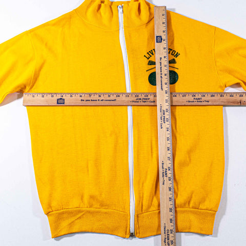Champion Blue Bar Livingston High School Zip Up Track Jacket
