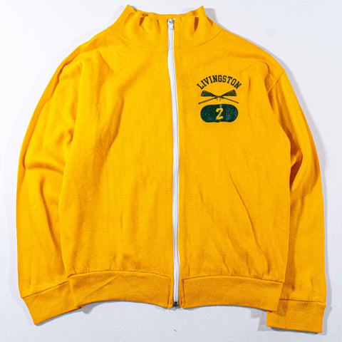 Champion Blue Bar Livingston High School Zip Up Track Jacket