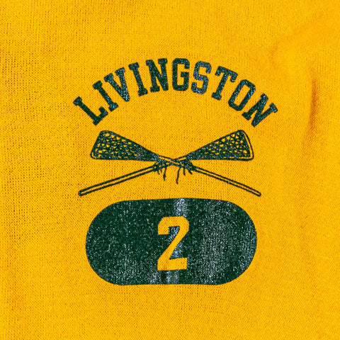 Champion Blue Bar Livingston High School Zip Up Track Jacket