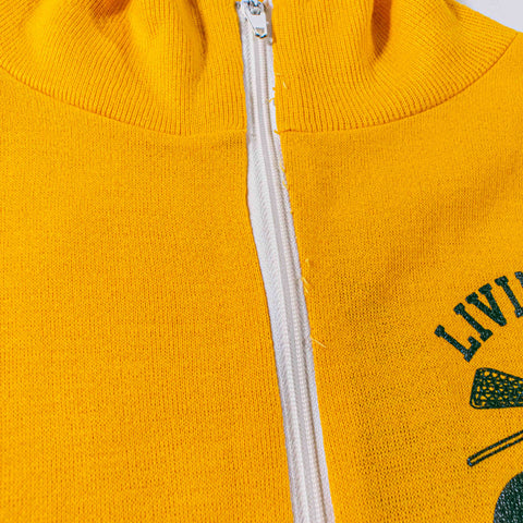 Champion Blue Bar Livingston High School Zip Up Track Jacket