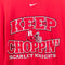 NIKE Center Swoosh Rutgers University Keep Choppin T-Shirt