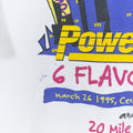 1995 Powerbar 6 Flavors 6K Central Park NYC T-Shirt