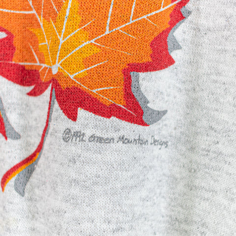 1992 Green Mountain Designs Maine Leaf Sweatshirt