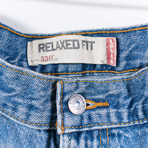 Levi's 550 Relaxed Fit Distressed Jeans