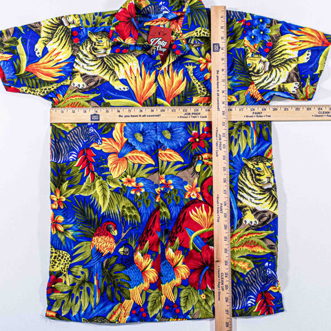 Tropical All Over Print Camp Hawaiian Shirt