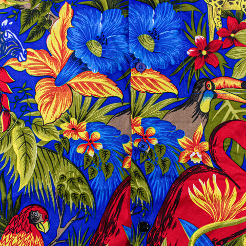 Tropical All Over Print Camp Hawaiian Shirt