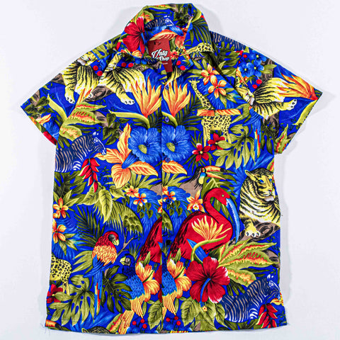 Tropical All Over Print Camp Hawaiian Shirt