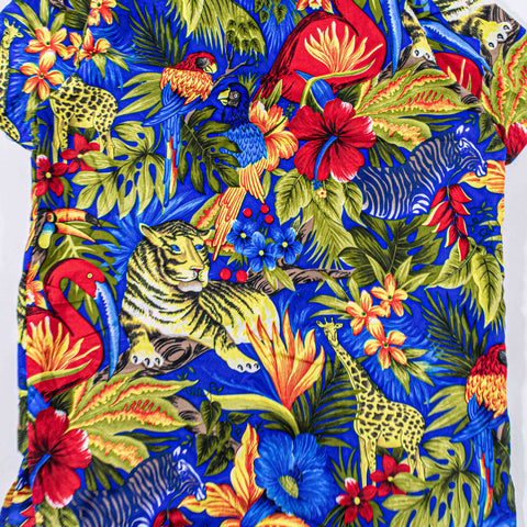 Tropical All Over Print Camp Hawaiian Shirt