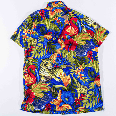 Tropical All Over Print Camp Hawaiian Shirt