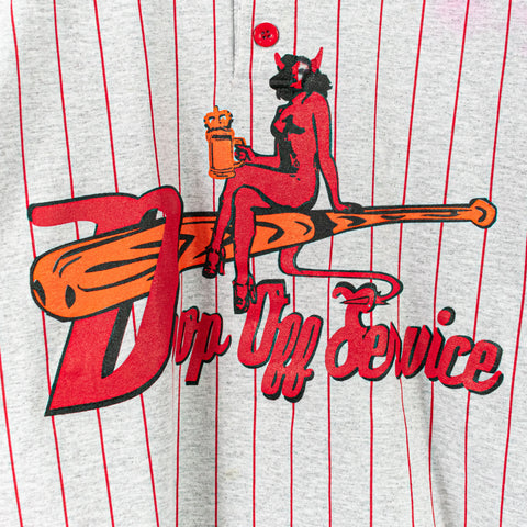 Drop Off Service Devil Woman Baseball T-Shirt