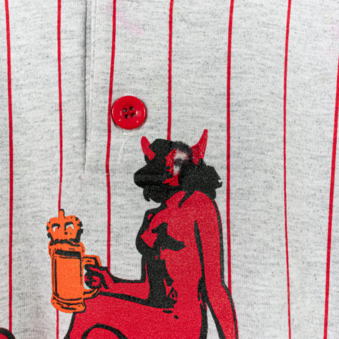 Drop Off Service Devil Woman Baseball T-Shirt
