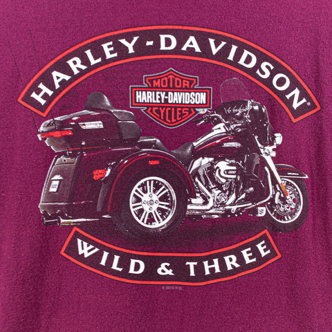 2015 Harley Davidson Wild & Three T-Shirt