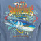 Bad Barracuda's Fish Art Over Dyed Tonal T-Shirt