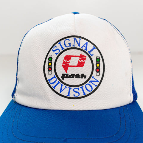 NY NJ PATH Signal Division Mesh Trucker Hat