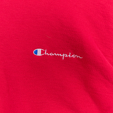 Champion Script Spell Out Embroidered Sweatshirt