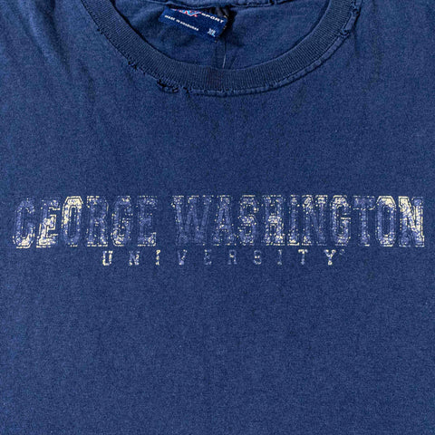 MV Sport George Washington University Sleeveless T-Shirt Distressed