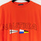Nautica Flag Spell Out Made in USA T-Shirt