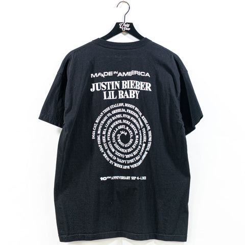 2021 Made In America Justin Bieber Lil Baby Tour T-Shirt