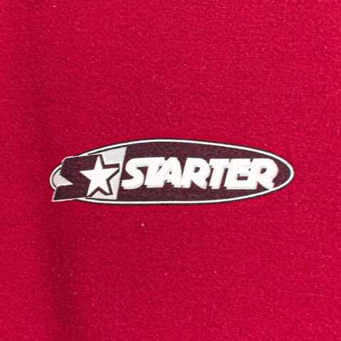 Starter Logo Henley Heavyweight Hoodie Sweatshirt